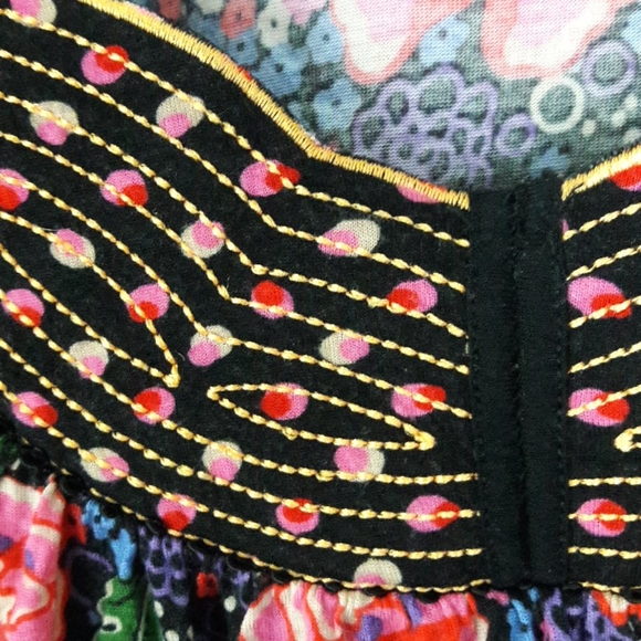Anthropologie Ric Rac Dolman Floral Top - Picture 5 of 6